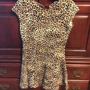 Leopard print dress